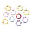 Printed Opaque Acrylic Frame Beads AC-CBA469B-01-1