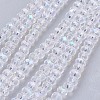 Electroplate Glass Bead Strands X-EGLA-J047-3x2mm-AB03-1