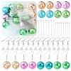 DIY Disco Ball Dangle Earring Making Kit DIY-FS0004-02-1