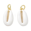 Brass Enamel Pendants KK-CBA5585-02G-2