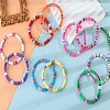 10Pcs Polymer Clay Bracelets BJEW-SW001601-8