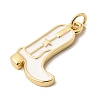 Brass Enamel Pendants KK-A296-51G-03-2
