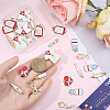 32Pcs 8 Styles Medical Theme Alloy Enamel Pendants ENAM-SC0007-59-3