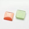 Mixed Color Square Cat Eye Beads Cabochons X-CE042-8x8-M-2