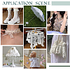 5Yards Polyester Lace Ribbon OCOR-PH0036-70B-5