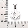 303 Stainless Steel Pendants STAS-Q110-10P-3