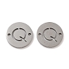 Non-Tarnish 201 Stainless Steel Hollow Flat Round Links FIND-R149-03O-P-1