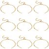  10Pcs Half Finished 304 Stainless Steel Mariner Link Chains Bracelets AJEW-NB0003-66-1