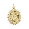304 Stainless Steel Pendants STAS-U023-09G-1