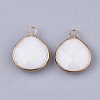 Natural White Jade Pendants G-S349-09B-2