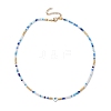 Glass Beaded Necklaces NJEW-JN04896-5