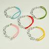 10Pcs Fashion Braided Bracelets BJEW-JB00848-M-1