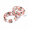 Transparent Epoxy Resin Finger Rings RJEW-S047-001C-2