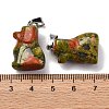 Natural Unakite Pendants G-B127-07P-06-4