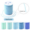 5 Rolls 5 Colors Round Waxed Polyester Cord YC-FS0001-02C-4