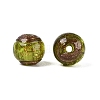 Handmade Gold Sand Lampwork Beads LAMP-N045-01B-06-2