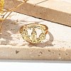 Virgin Mary Theme Finger Rings RJEW-G337-36G-02-2