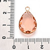 Transparent Glass Pendants KK-N283-02G-G-3