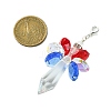 Angel Glass Pendant Decoration HJEW-TA00279-3