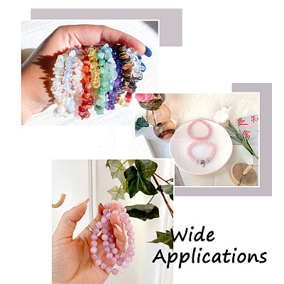 4 Strands 4 Style Natural Rose Quartz Stone Bead Strands G-KS0001-11-1
