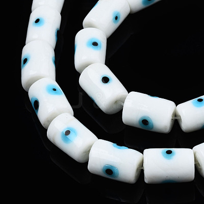 Handmade Evil Eye Lampwork Beads LAMP-N029-013I-1