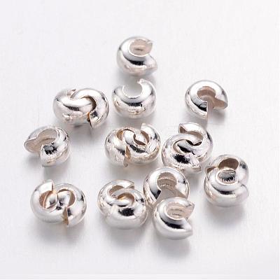 Iron Crimp Beads Covers X-IFIN-H028-S-1