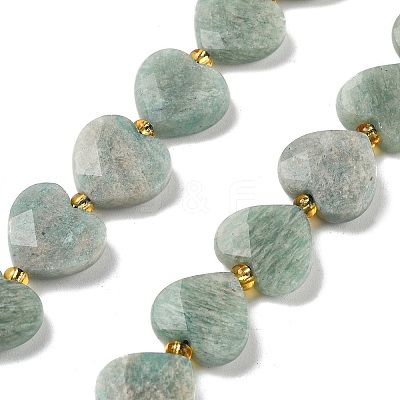 Natural Amazonite Beads Strands G-B044-B14-01-1