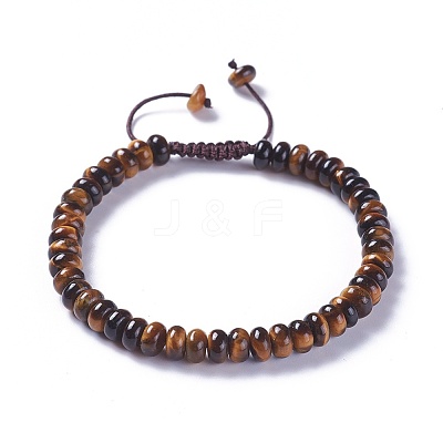 Adjustable Nylon Cord Braided Bead Bracelets BJEW-F369-B09-1
