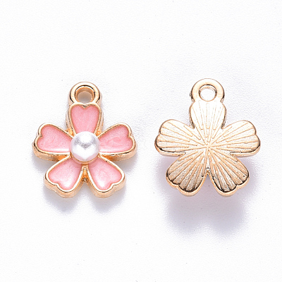 Alloy Enamel Charms ENAM-N054-028C-1