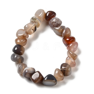 Natural Agate Beads Strands G-H295-B01-02-1