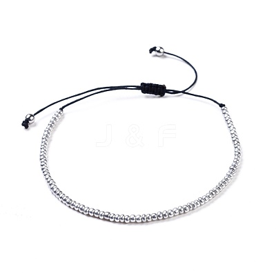 Nylon Thread Braided Beads Bracelets BJEW-JB04348-06-1