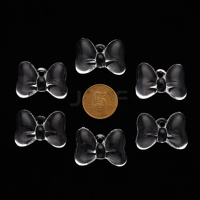 Transparent Acrylic Pendants TACR-T024-02BB-205-1