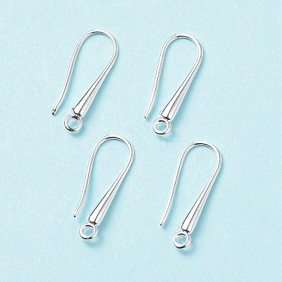 Eco-Friendly Brass Earring Hooks Findings LS-KK-M157-03S-RS-1