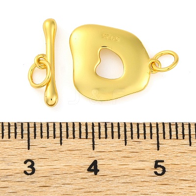 925 Sterling Silver Toggle Clasps STER-U005-08G-1