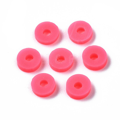 Handmade Polymer Clay Beads CLAY-R067-4.0mm-B45-1