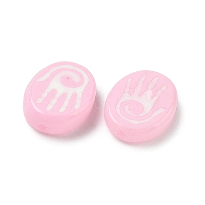 Baking Paint Glass Beads LAMP-D003-06I-1