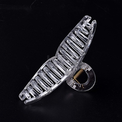 Transparent Plastic Large Claw Hair Clips PHAR-F016-09-1