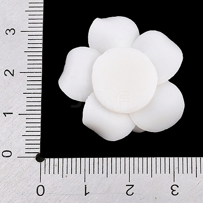 3D Handmade Polymer Clay Flower Cabochons PY-CBA4D86-01B-1