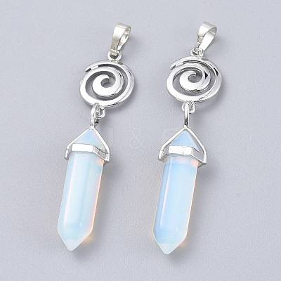 Opalite Pointed Big Pendants G-D0021-01P-09-1