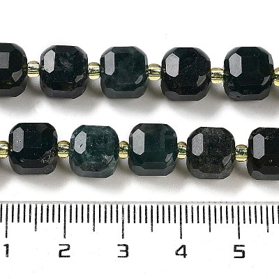 Natural Moss Agate Beads Strands G-NH0010-D01-01-1