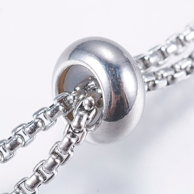 Tarnish Resistant Adjustable 304 Stainless Steel Bracelet Making X-STAS-G169-01P-1