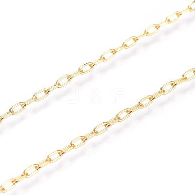 Brass Cable Chains CHC011Y-G-1