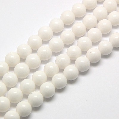 Natural Malaysia Jade Bead Strands X-G-M101-6mm-10-1