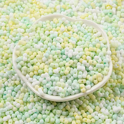 Macaron Color Opaque Frosted Glass Seed Beads X1-SEED-K009-12B-04-1
