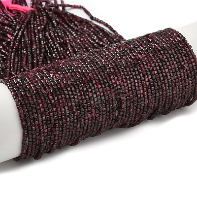 Natural Garnet Beads Strands G-RM25319-A02-2x2mm-1