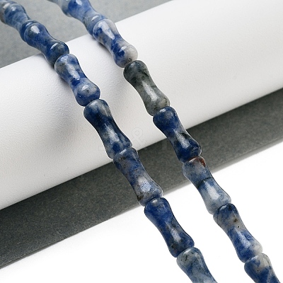 Natural Blue Spot Jasper Beads Strands G-Q178-A16-01-1