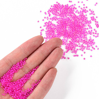 11/0 Grade A Transparent Glass Seed Beads X-SEED-N001-D-207-1