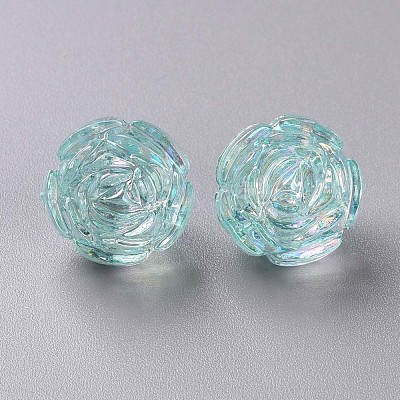 Transparent Acrylic Beads TACR-S154-31C-754-1