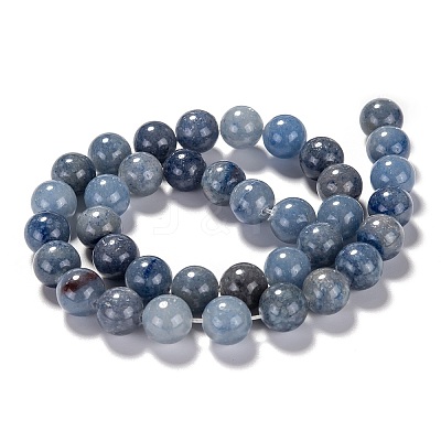Dyed & Heated Natural Blue Aventurine Beads X1-G-F380-6mm-1