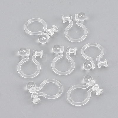 Plastic Clip-on Earring Findings KY-S155-07-1